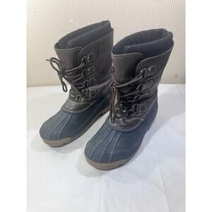 Herman Survivors Mens Brown Insulated Winter Snow Duck Boots MNHS46DP003‎ Size 9